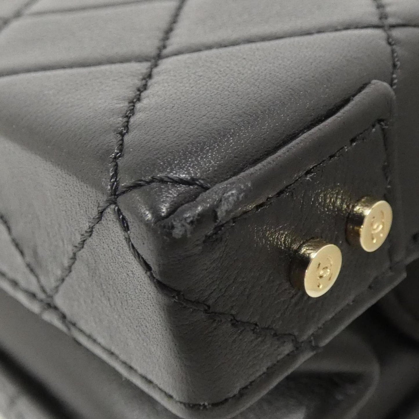 Chanel Box Bag Quilted Leather