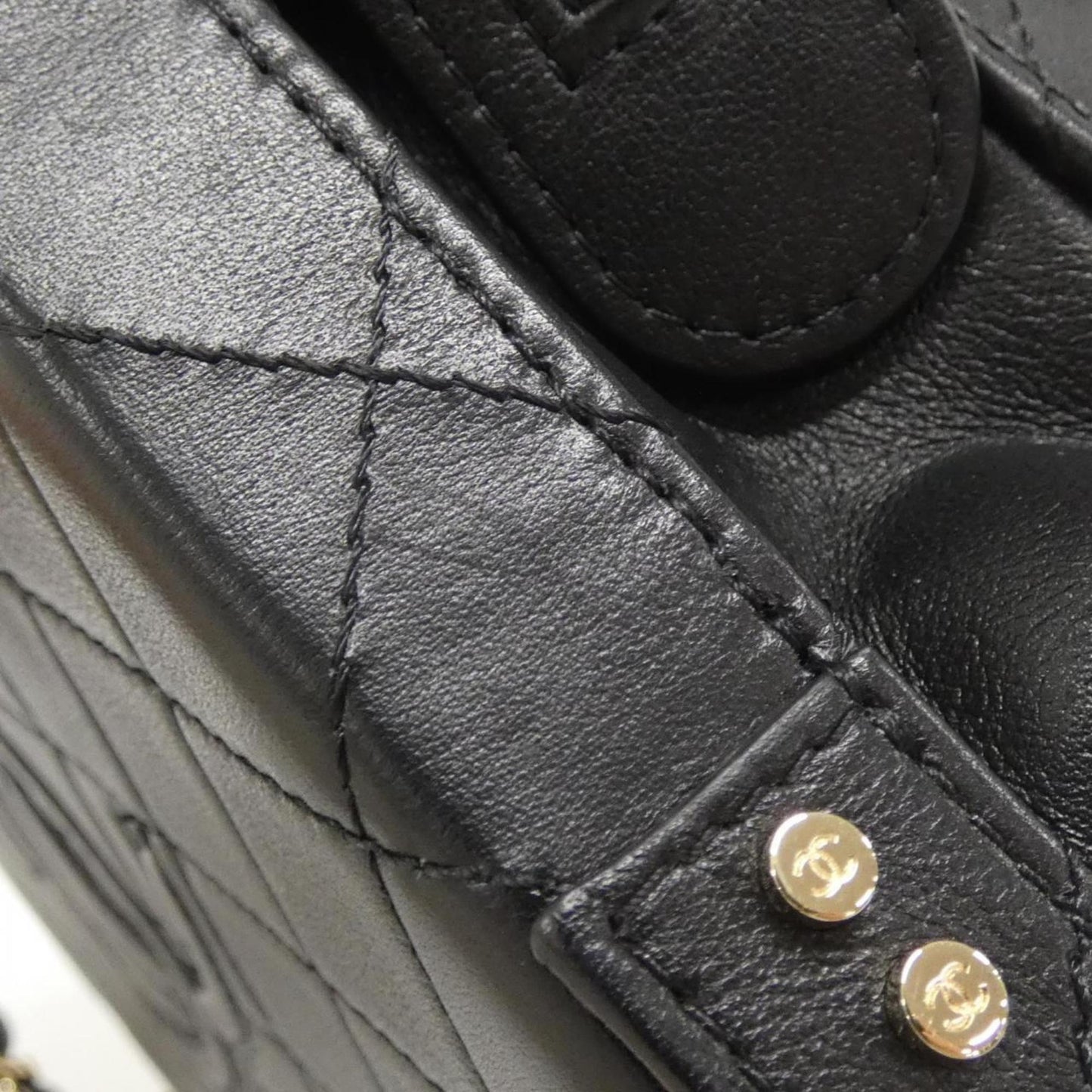 Chanel Box Bag Quilted Leather