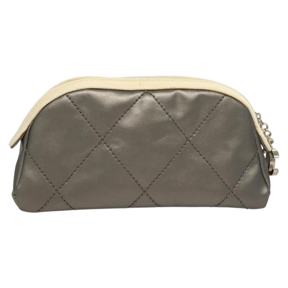 Chanel Quilted Leather Clutch Bag
