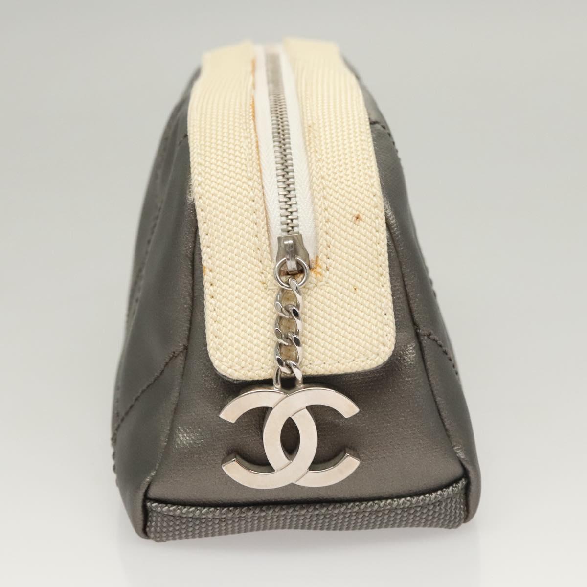 Chanel Quilted Leather Clutch Bag