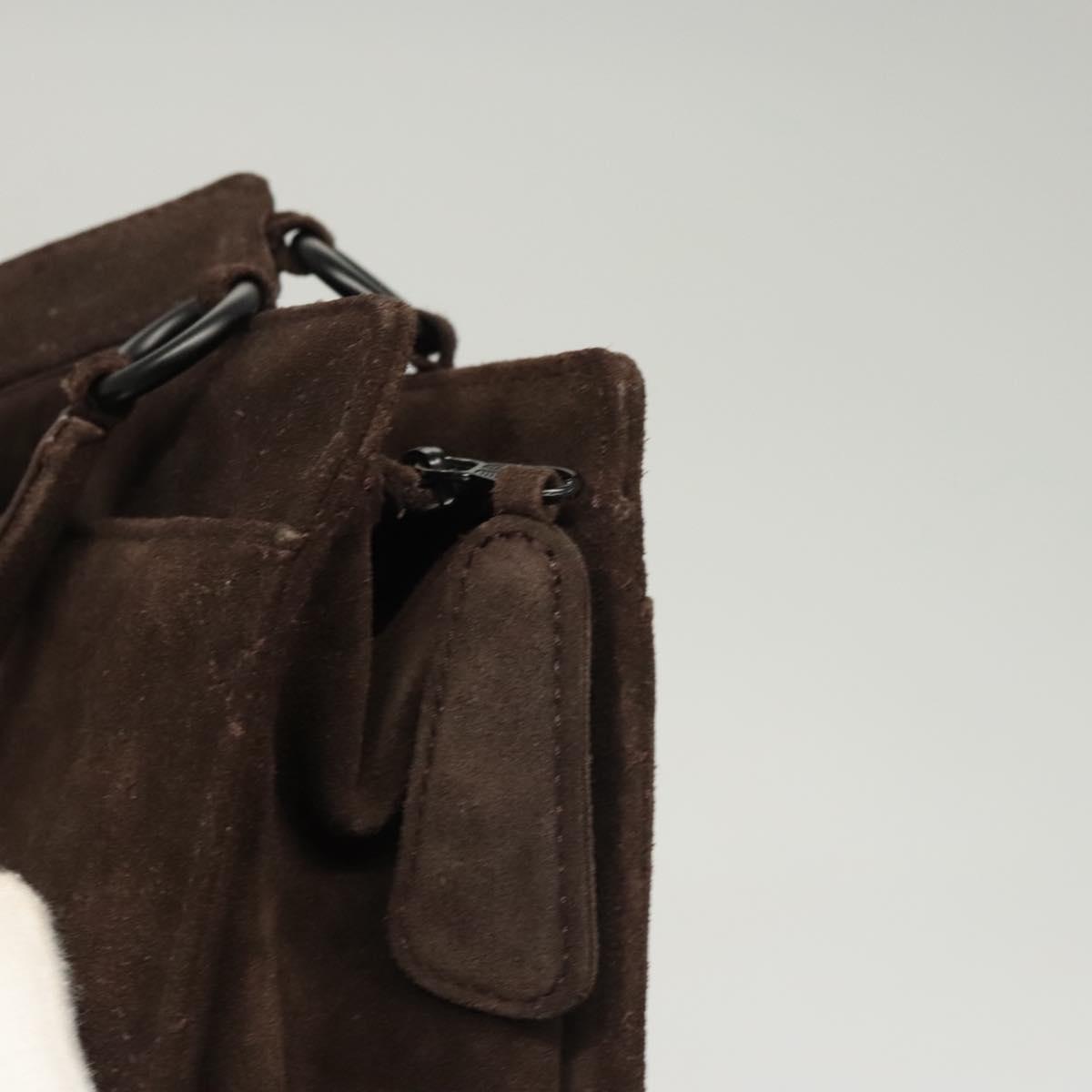 Chanel Suede Quilted Shoulder Bag