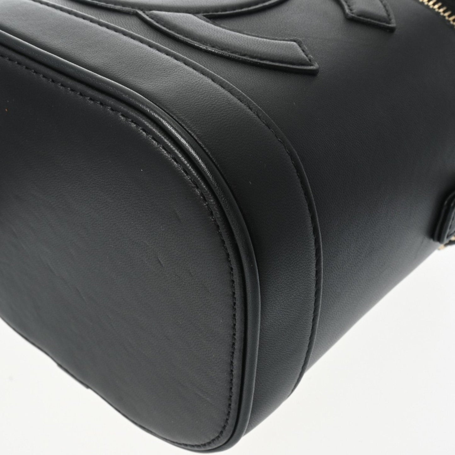 Chanel Cylinder Handbag Embossed Logo