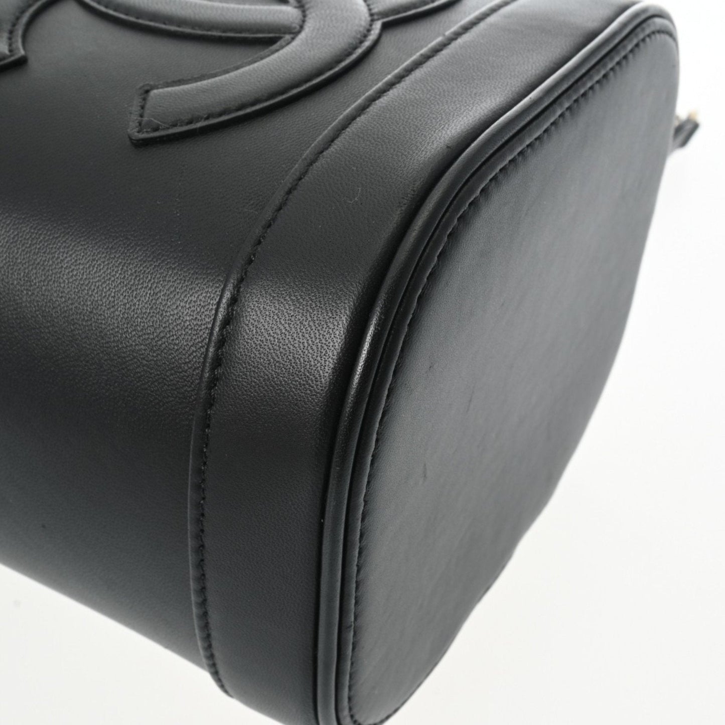 Chanel Cylinder Handbag Embossed Logo