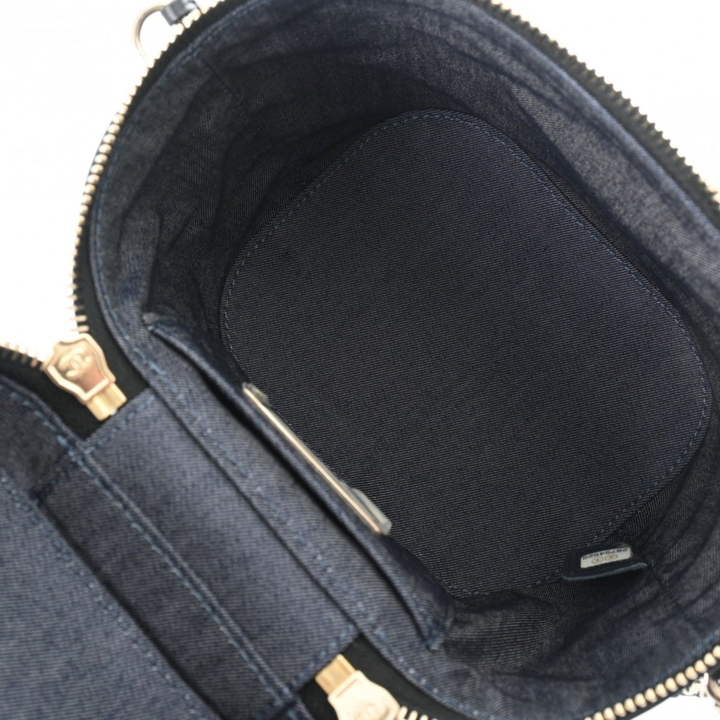 Chanel Cylinder Handbag Embossed Logo