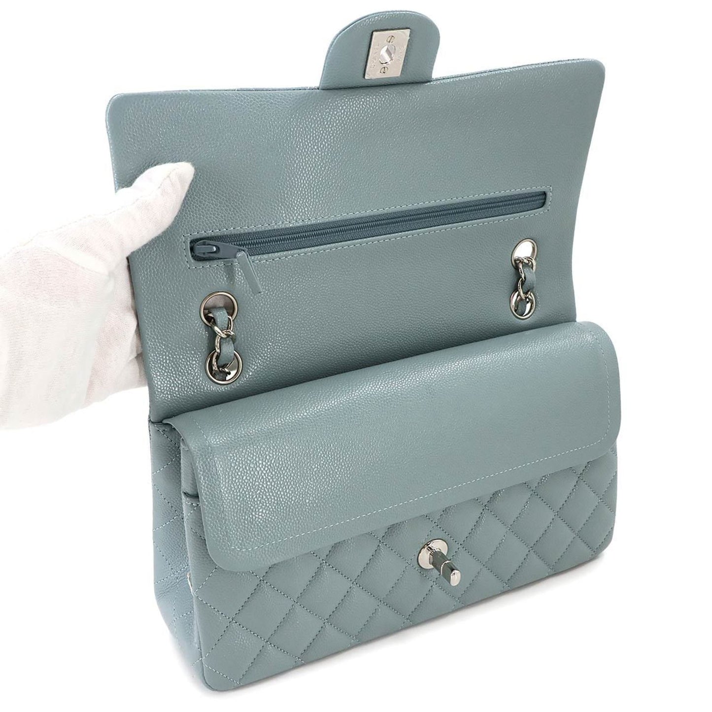 Chanel Timeless Leather Handbag with  Card