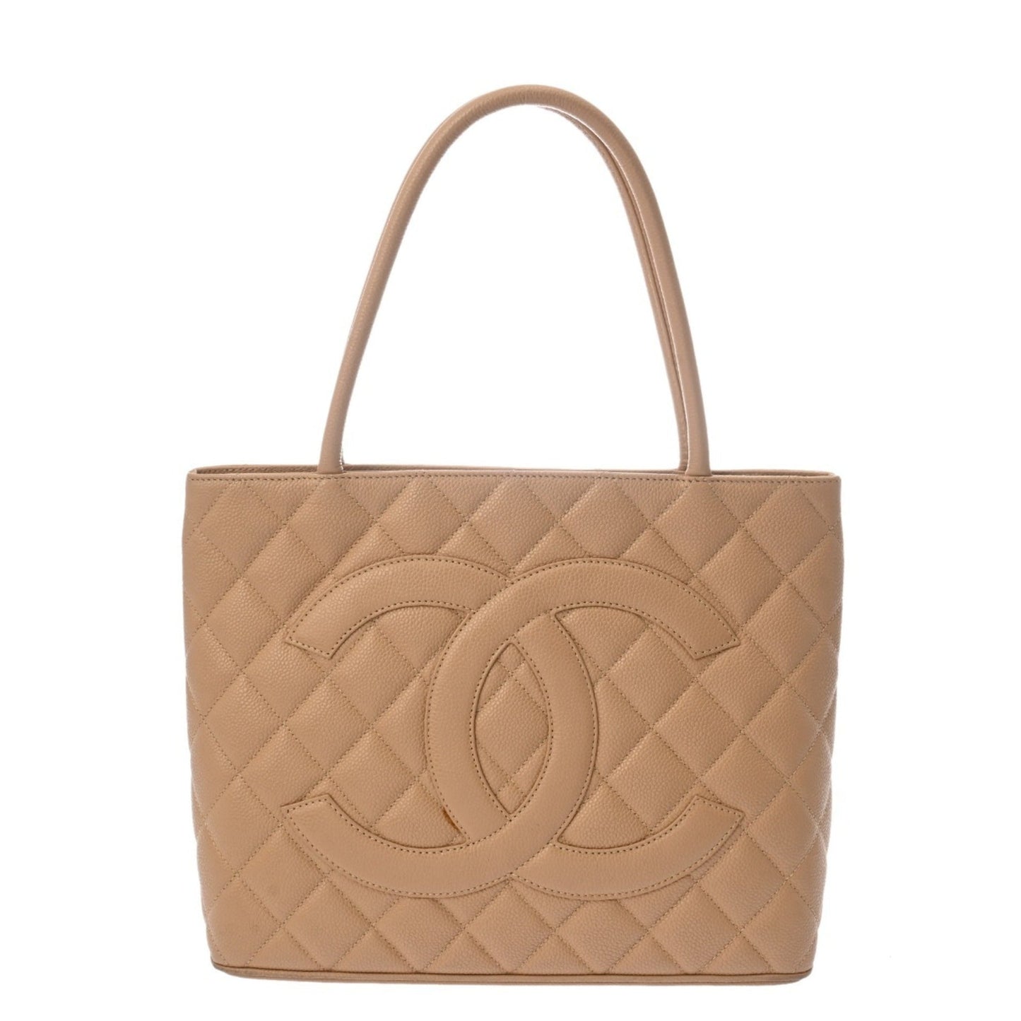 Chanel Leather Medaillon Tote with Box and Dust Bag