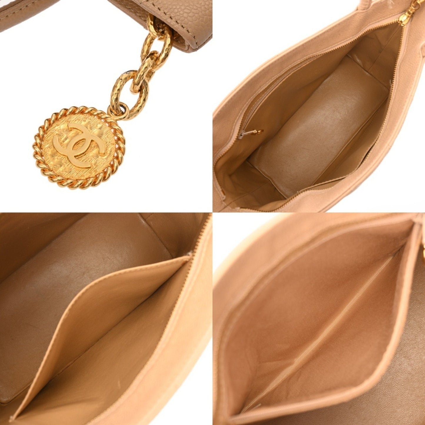 Chanel Leather Medaillon Tote with Box and Dust Bag