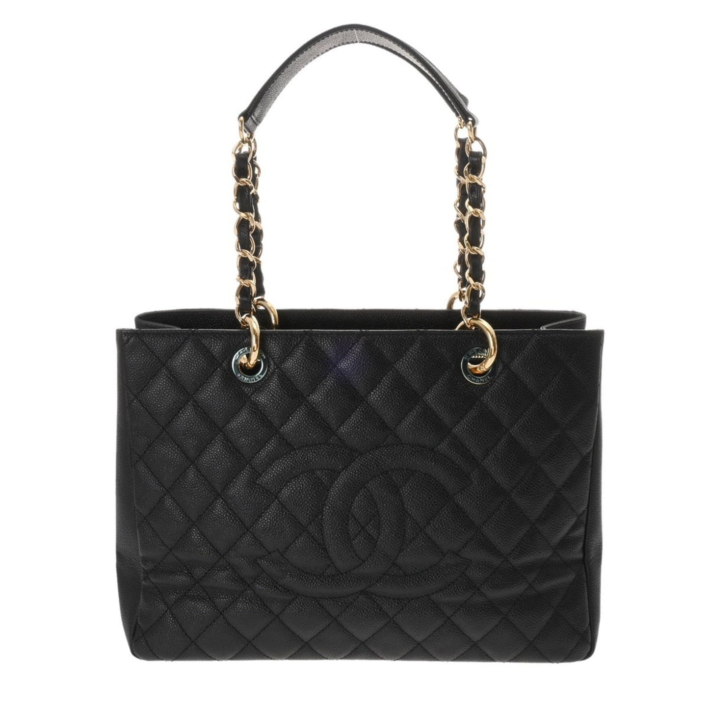 Chanel Grand Shopping Leather Tote with Dust Bag and  Card