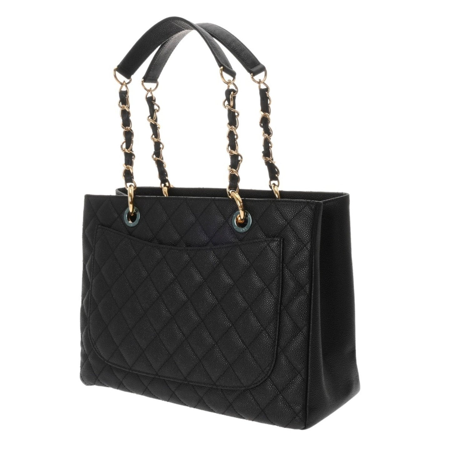 Chanel Grand Shopping Leather Tote with Dust Bag and  Card