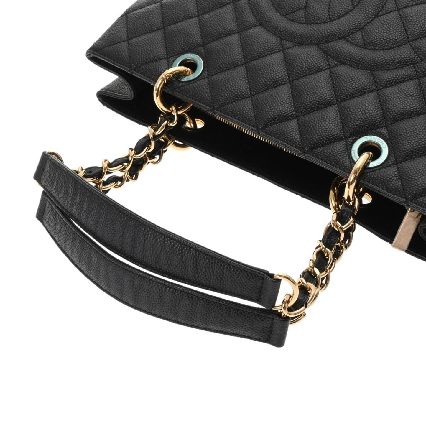 Chanel Grand Shopping Leather Tote with Dust Bag and  Card