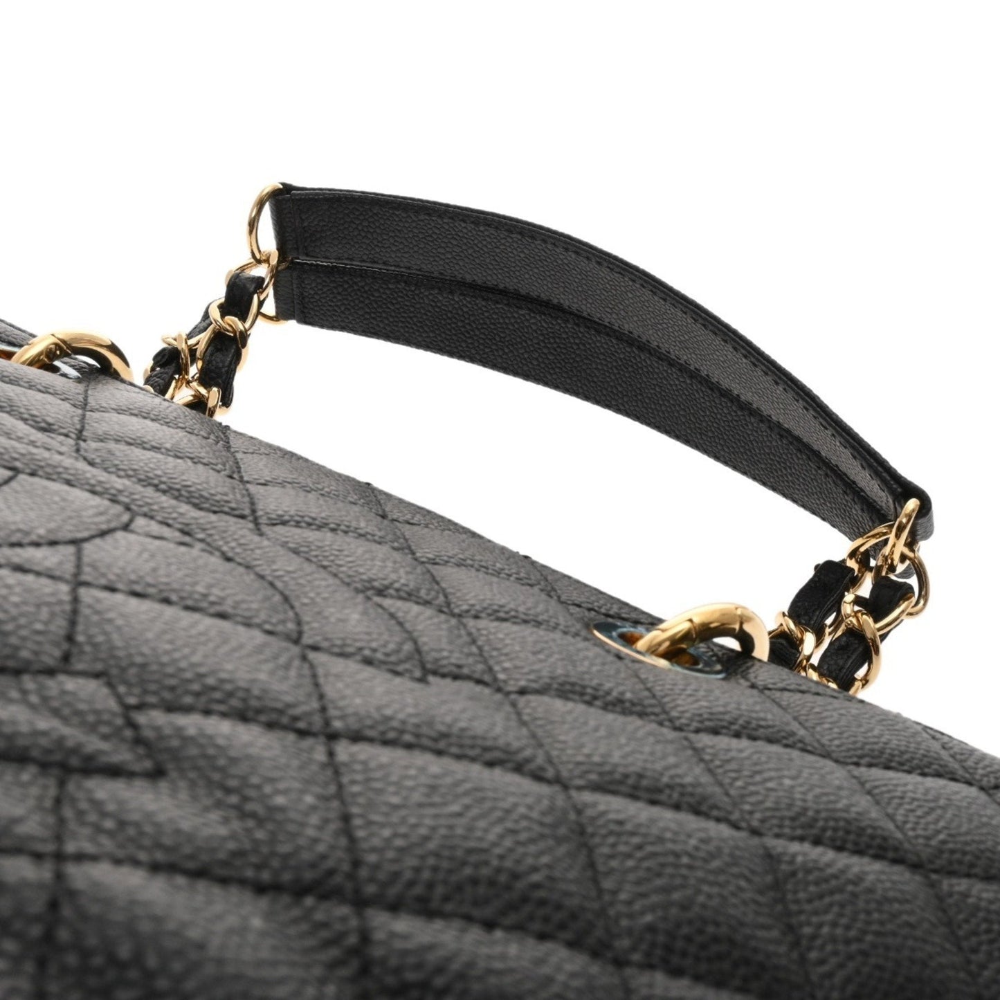 Chanel Grand Shopping Leather Tote with Dust Bag and  Card
