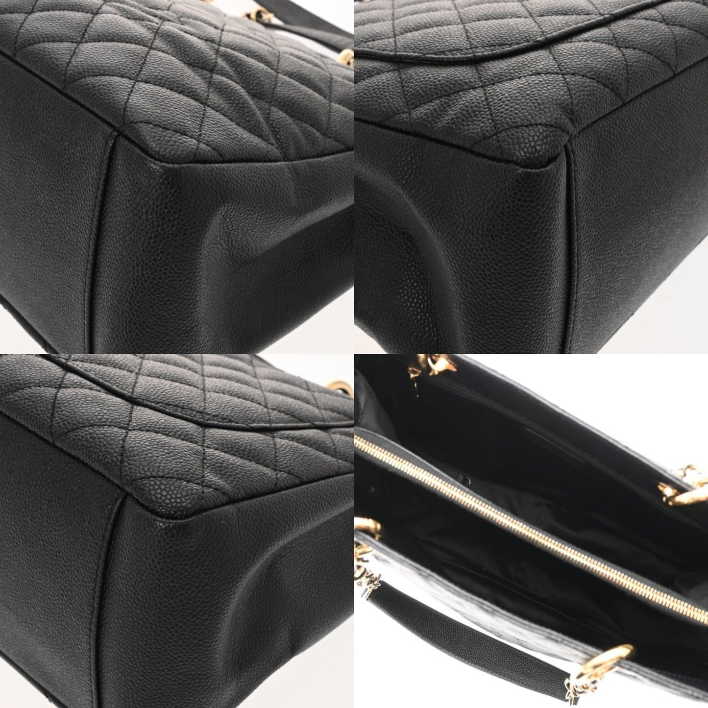 Chanel Grand Shopping Leather Tote with Dust Bag and  Card