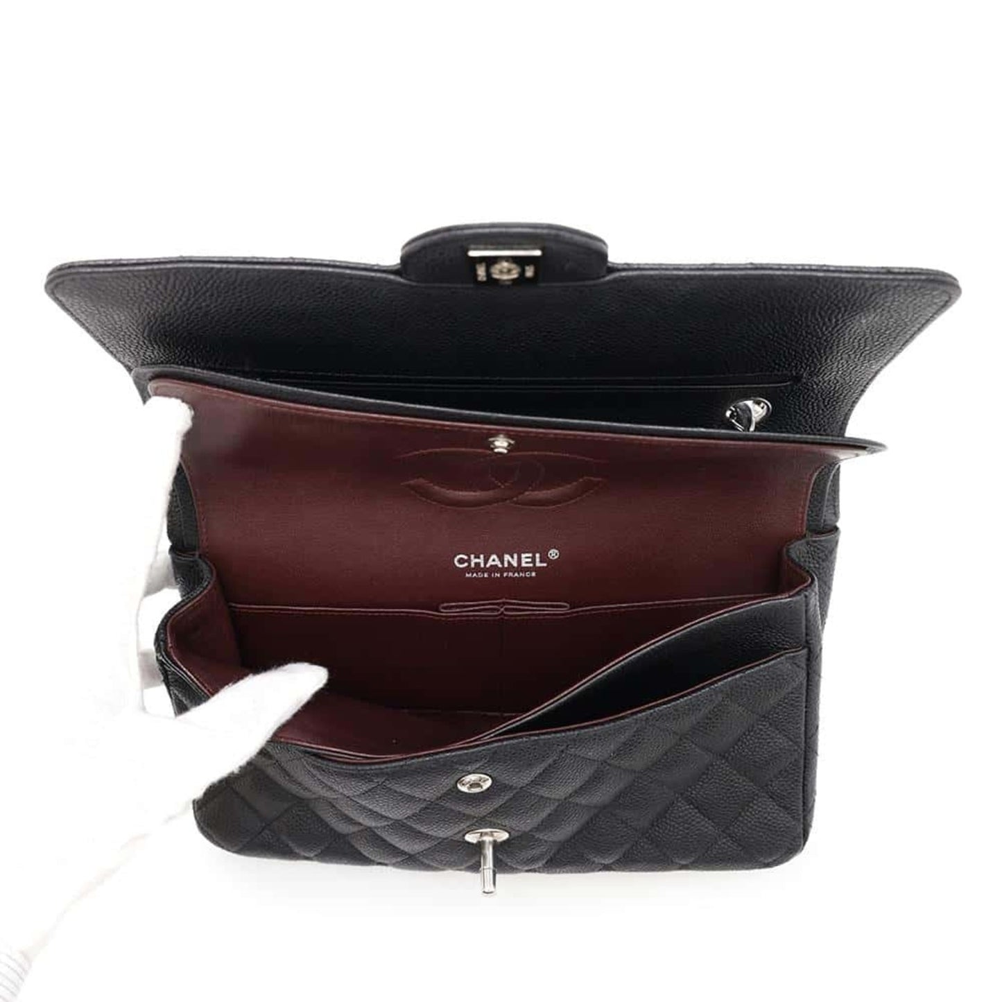 Chanel Timeless Leather Crossbody Bag with  Card