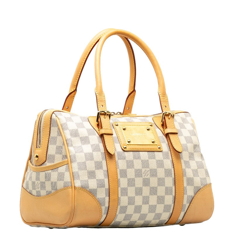 Louis Vuitton Damier Azur Berkeley Boston Bag N52001 White