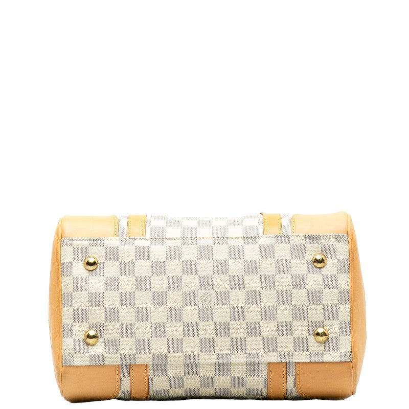 Louis Vuitton Damier Azur Berkeley Boston Bag N52001 White