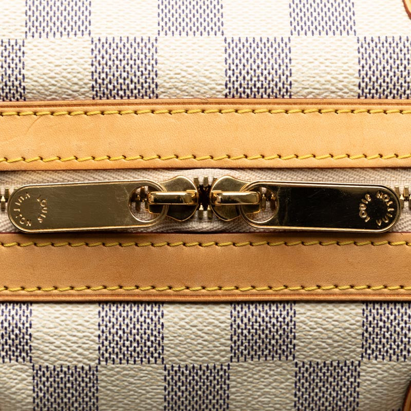 Louis Vuitton Damier Azur Berkeley Boston Bag N52001 White