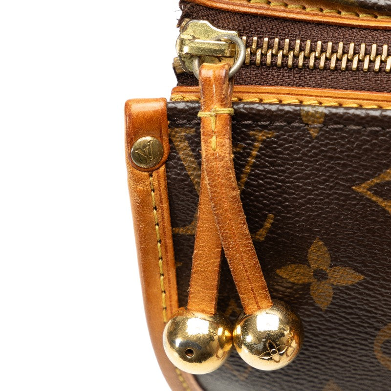 Louis Vuitton Monogram Popincourt O Shoulder Bag M40007 Brown PVC Leather  Louis Vuitton