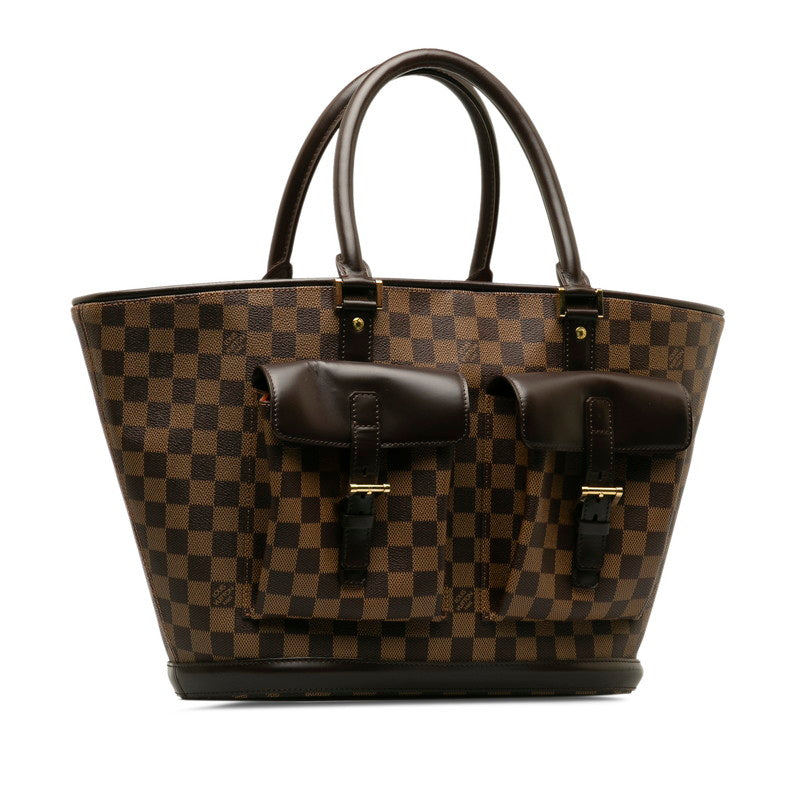 Louis Vuitton Damier Manosque GM Handbag N51120 Brown