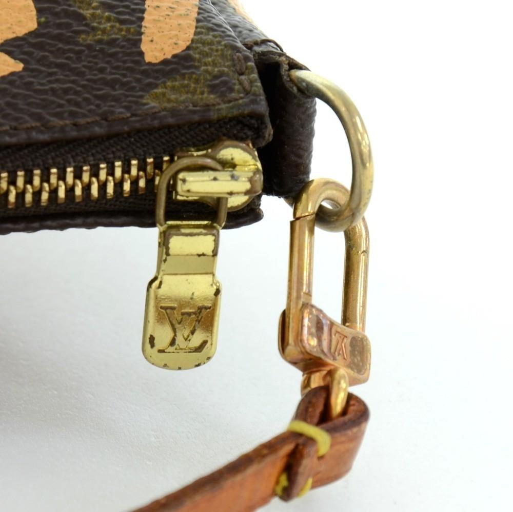 Louis Vuitto Monogram Canvas Pochette Accessoires Evening Bag - 2001 Limited Graffiti Edition