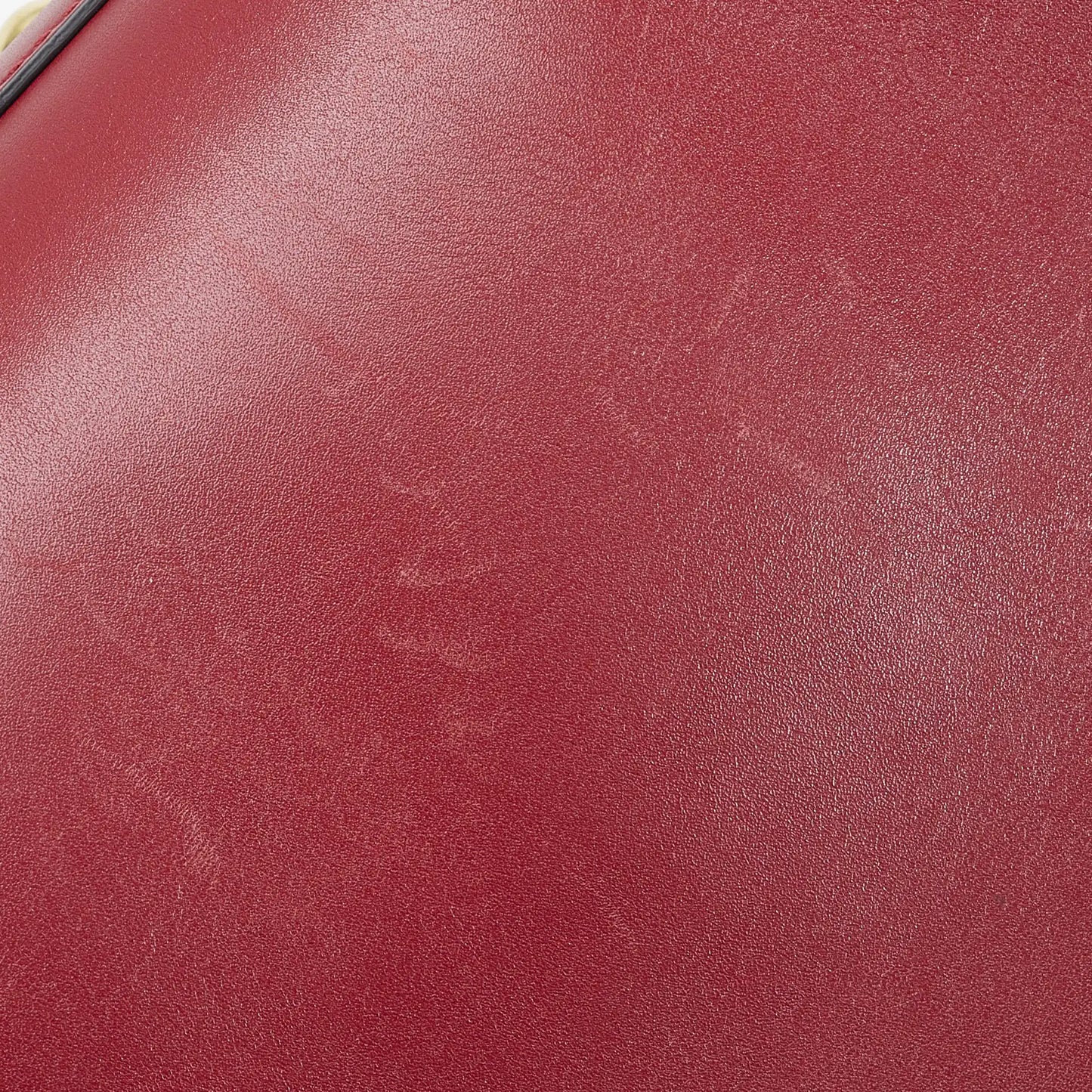 GLM-- Sylvie Top Handle Red Web Leather