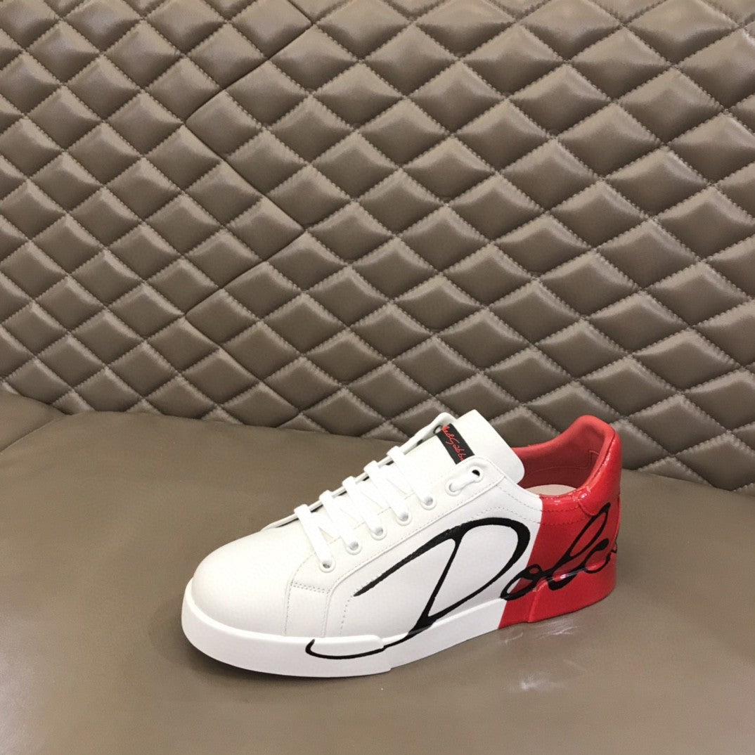 GLAMI Portofino Sneakers White/Red For Men GLAMI Shoes