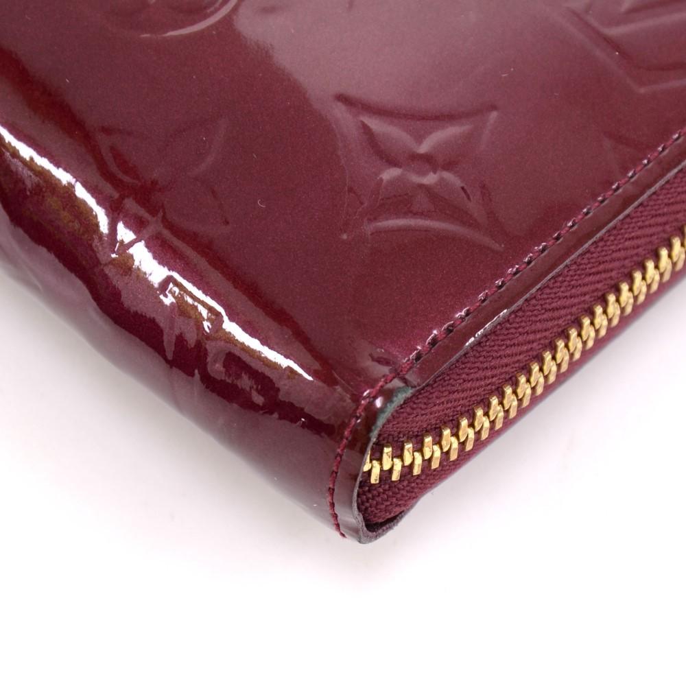 Louis Vuitto Zippy Monogram Vernis Leather Wallet