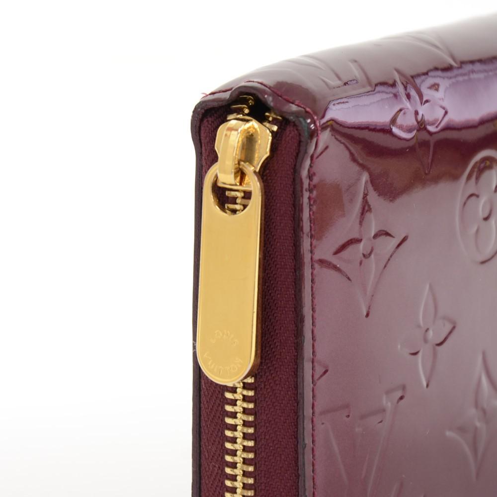Louis Vuitto Zippy Monogram Vernis Leather Wallet