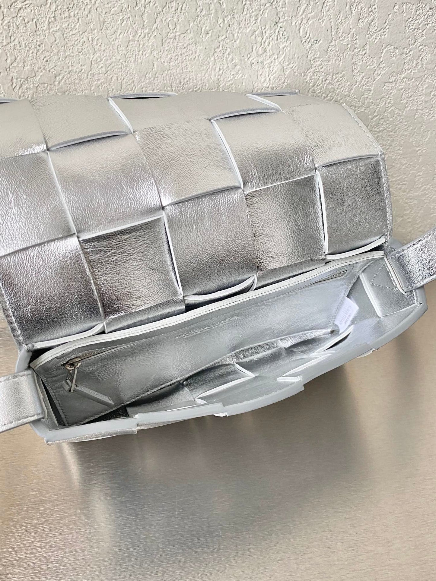 GLAMI Cassette Crossbody Bag Silver, For Women, Bags 9.1in/23cmÃ‚Â 