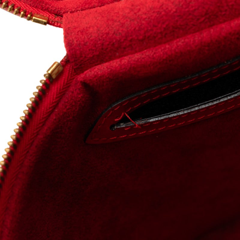 Louis Vuitton Epi Cannes Handbag Vanity Bag M48037 Castilian Red