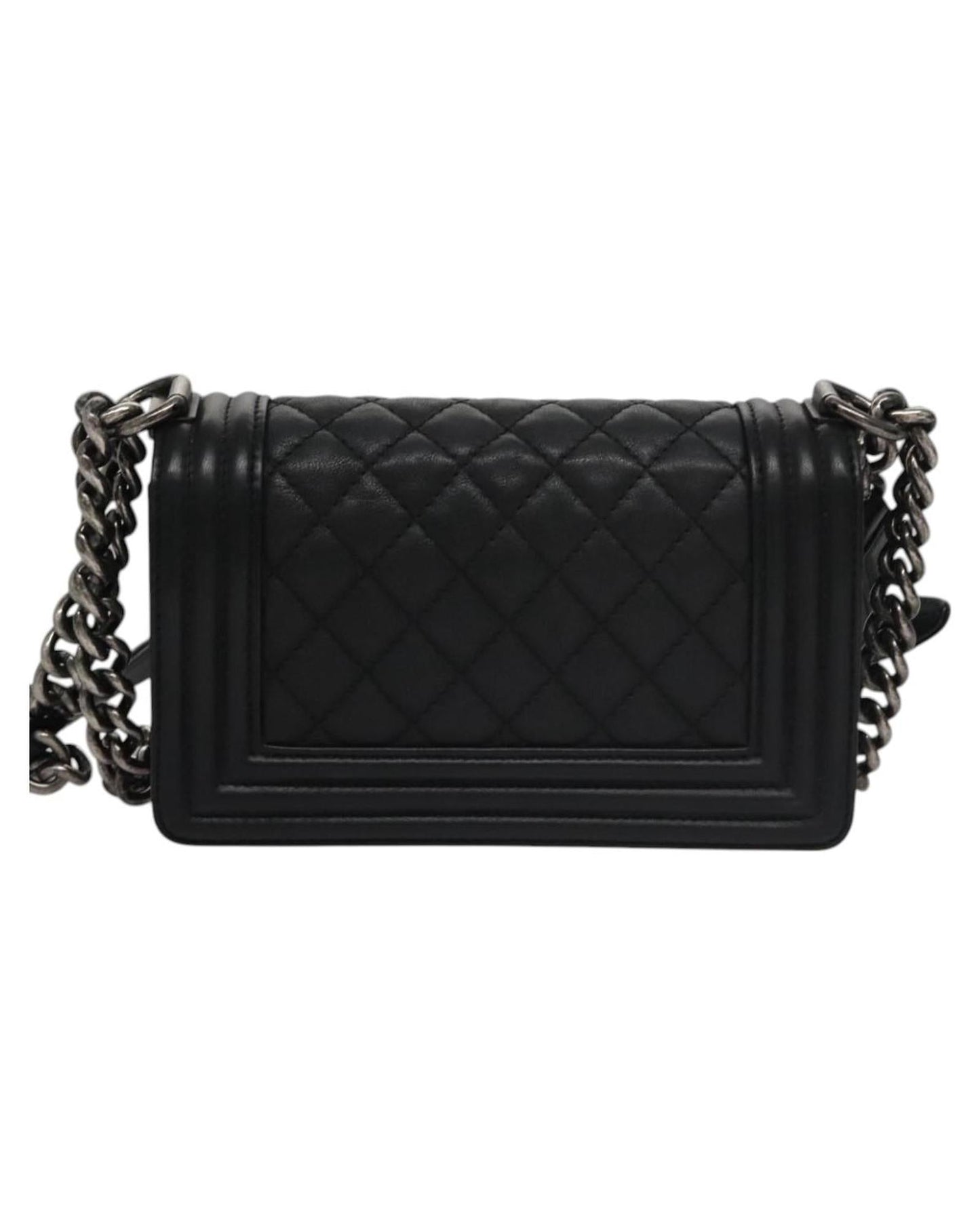 CHANEL Boy Chanel Bag Quilted Leather