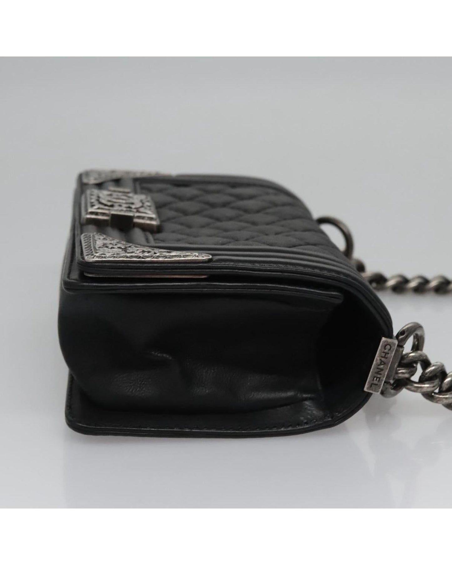 CHANEL Boy Chanel Bag Quilted Leather