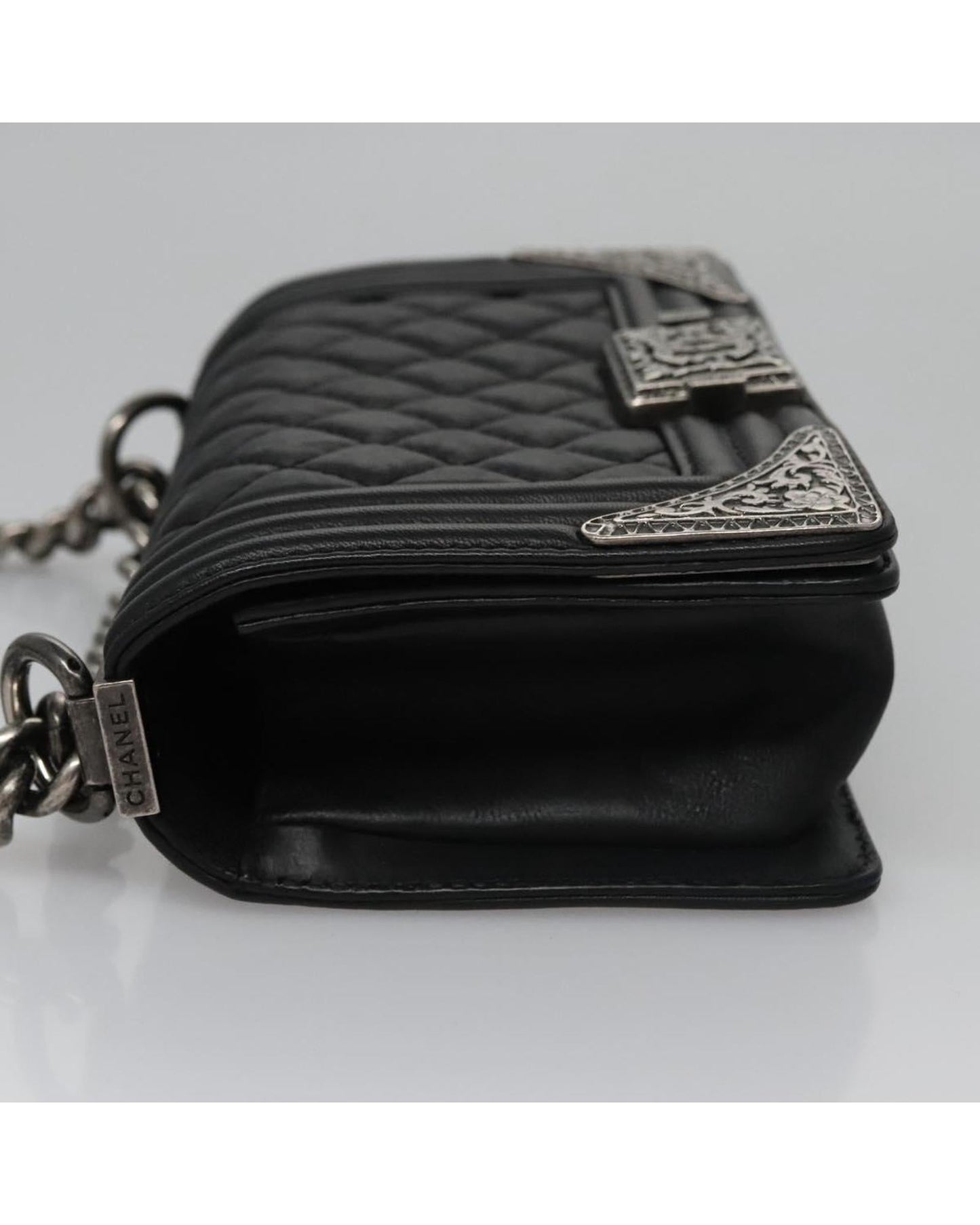 CHANEL Boy Chanel Bag Quilted Leather
