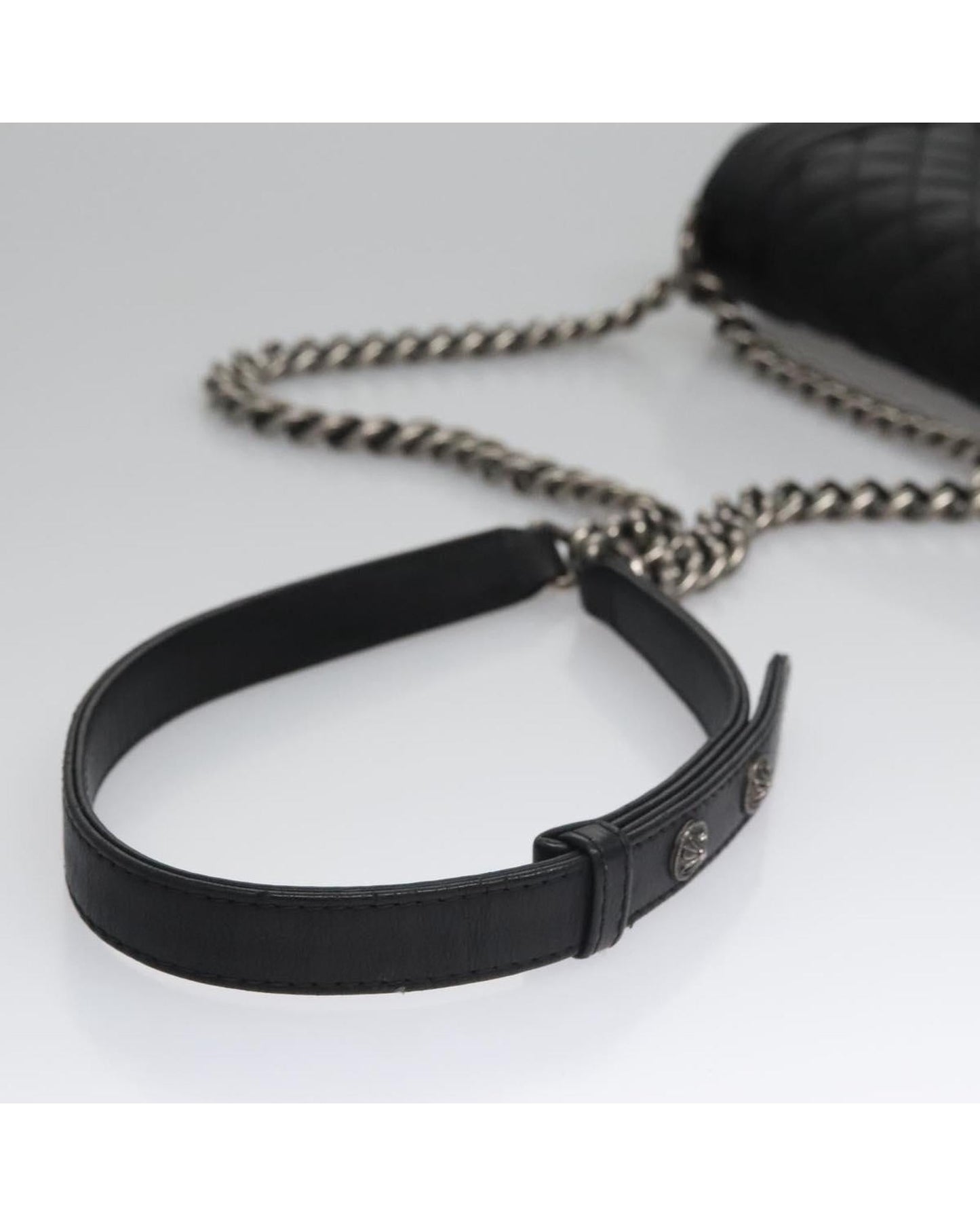CHANEL Boy Chanel Bag Quilted Leather