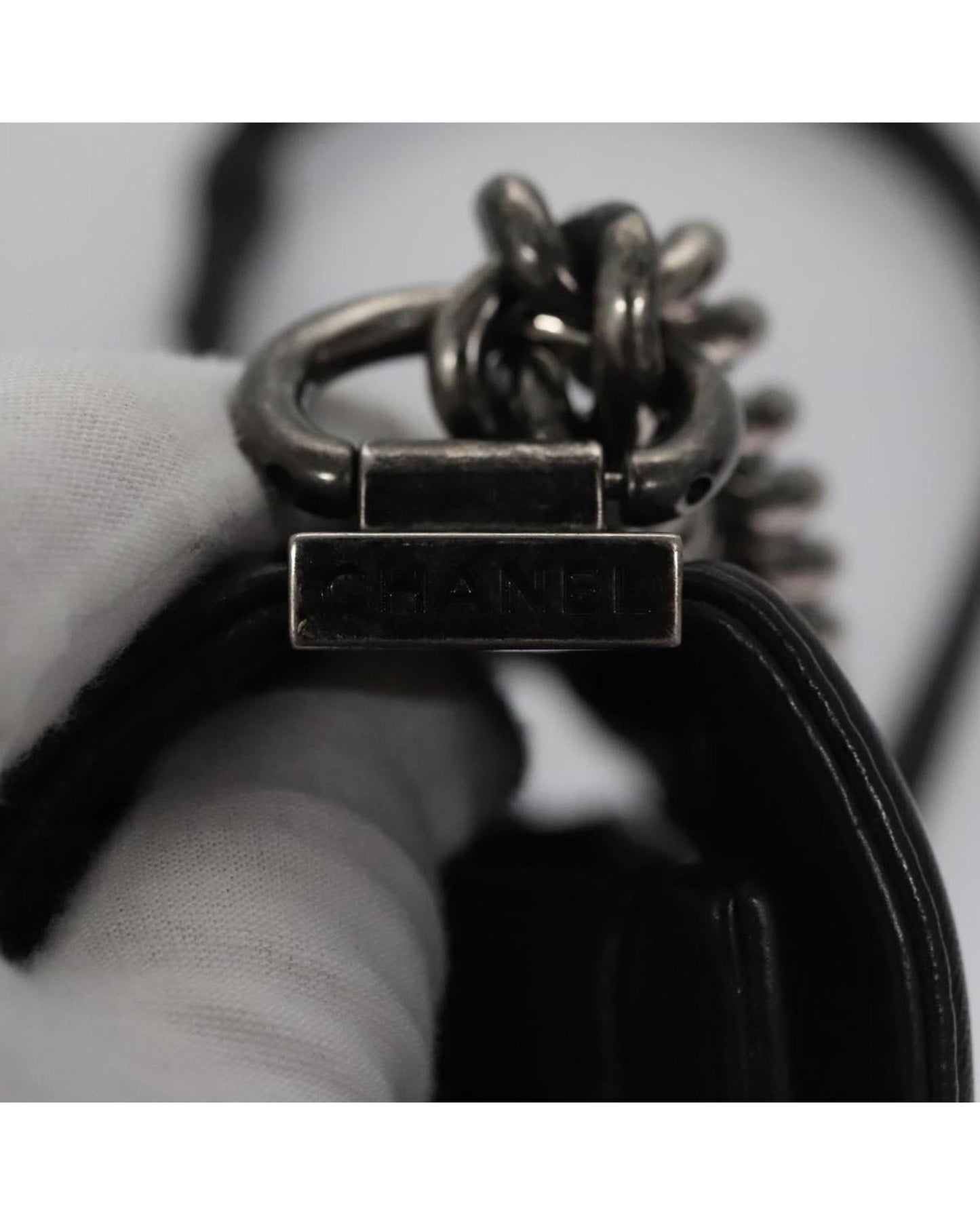 CHANEL Boy Chanel Bag Quilted Leather