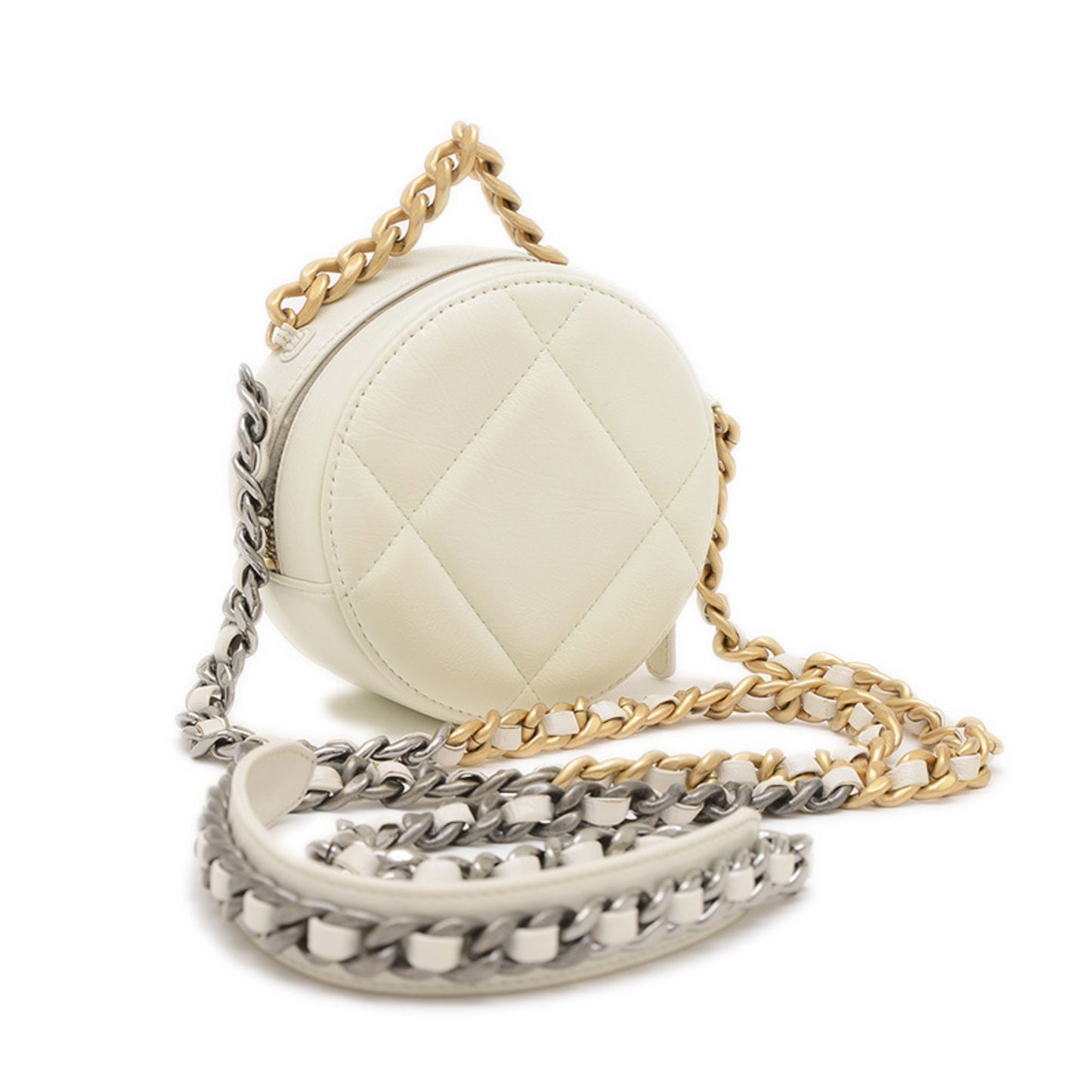 Chanel Round Quilted Chain Bag