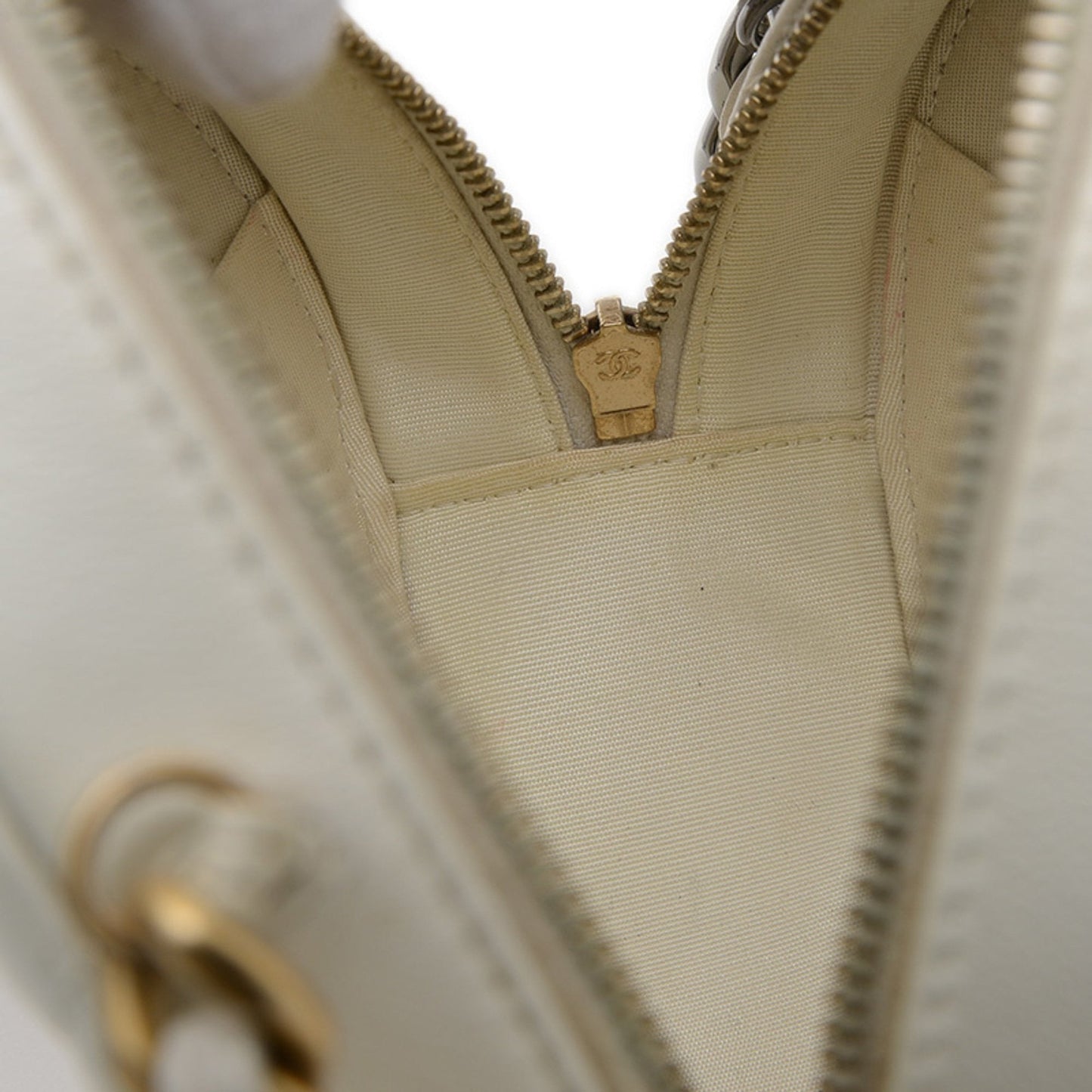 Chanel Round Quilted Chain Bag