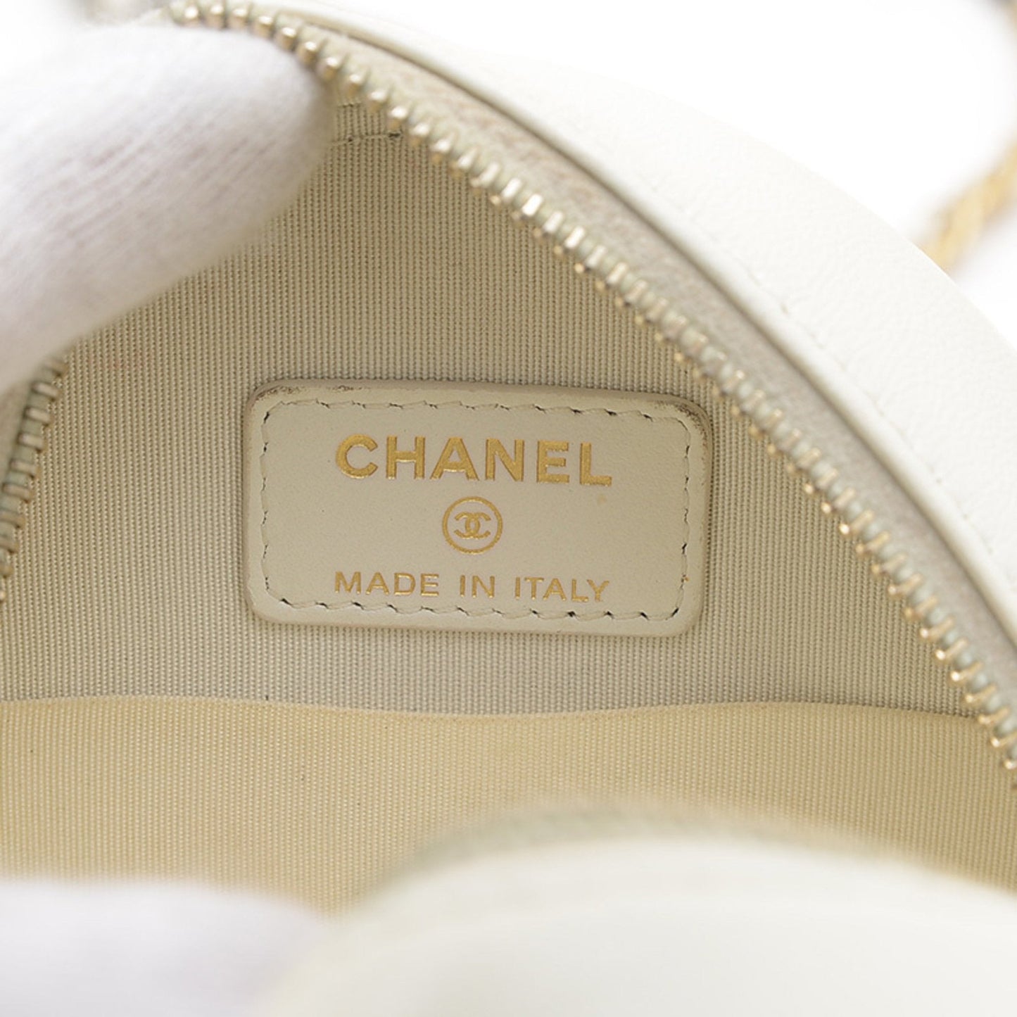 Chanel Round Quilted Chain Bag