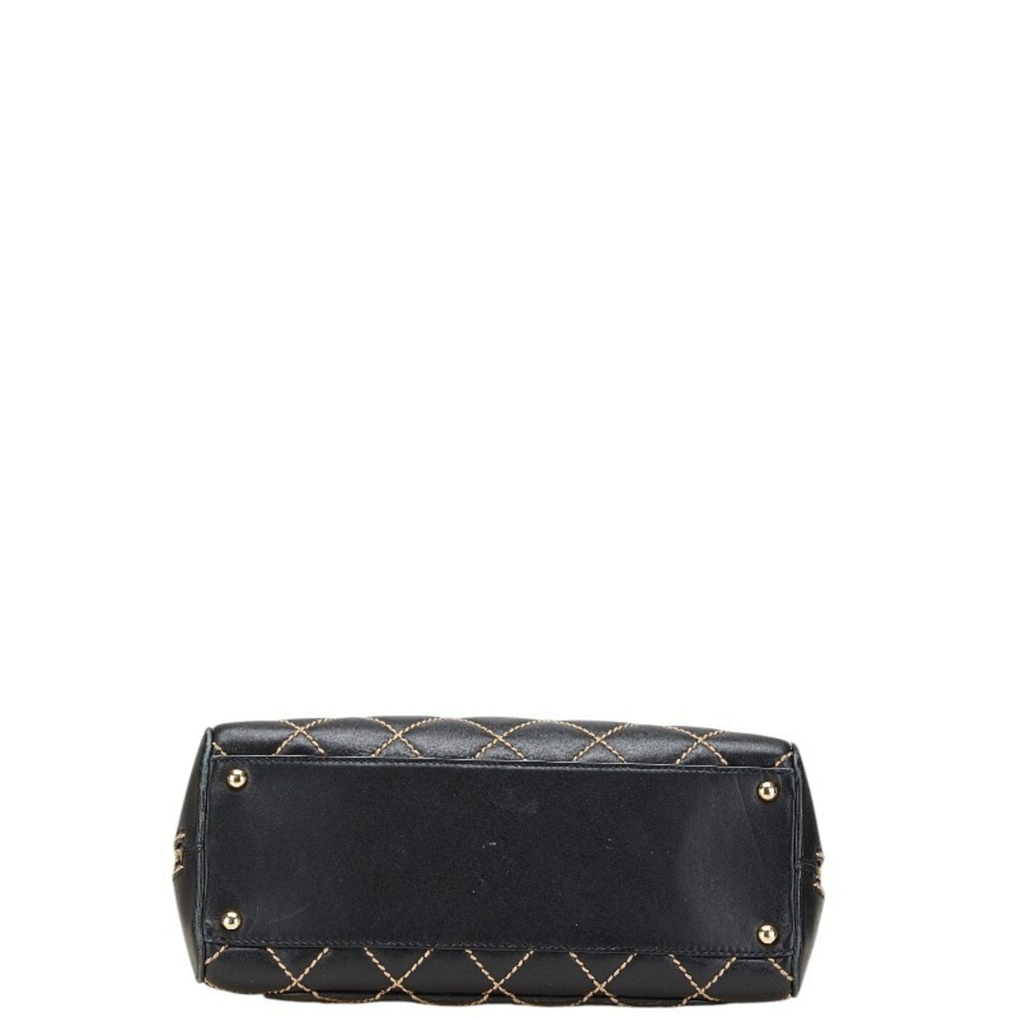 Chanel Quilted Leather Satchel Bag