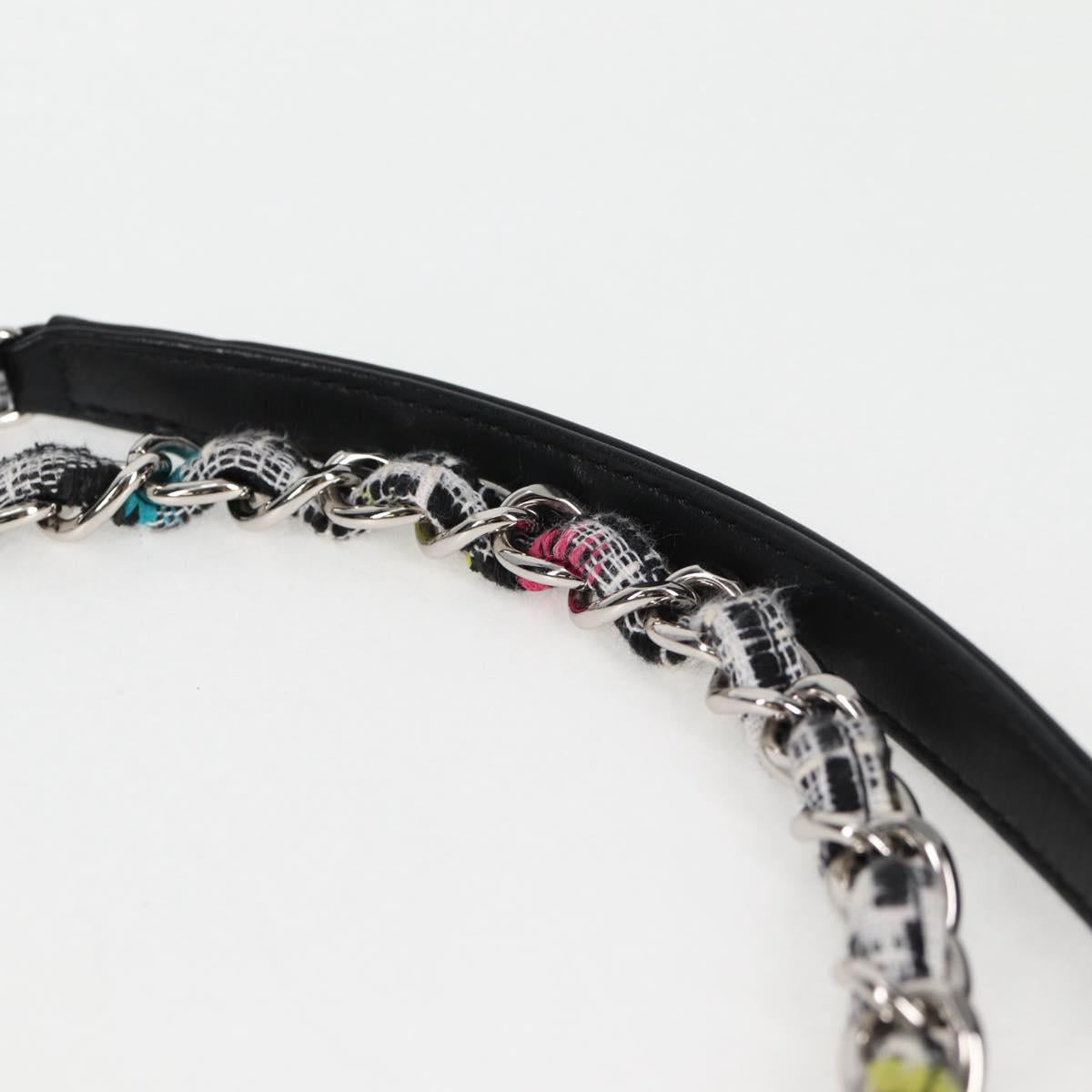 Chanel Classic Flap Bag Multicolor Tweed Chain Strap