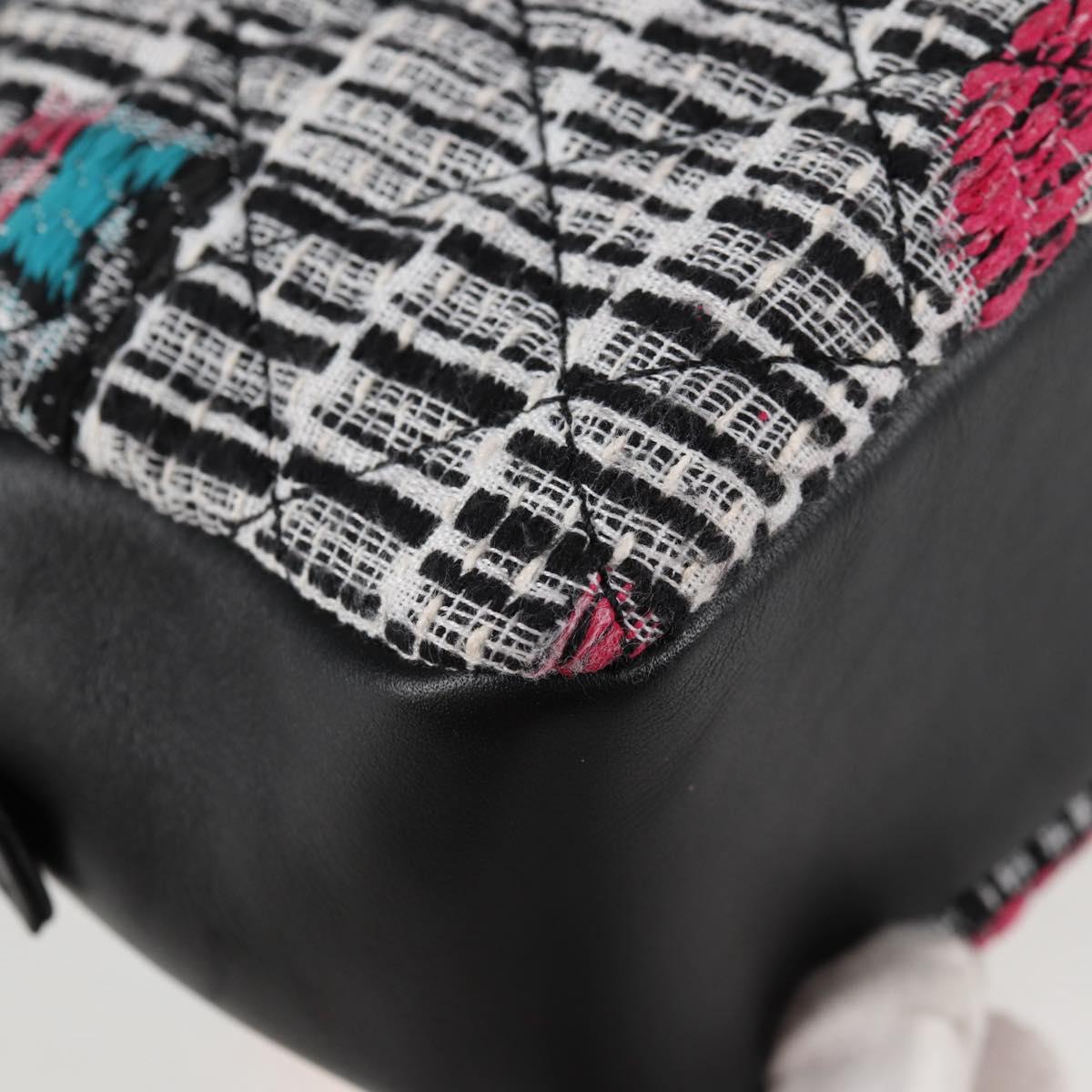 Chanel Classic Flap Bag Multicolor Tweed Chain Strap