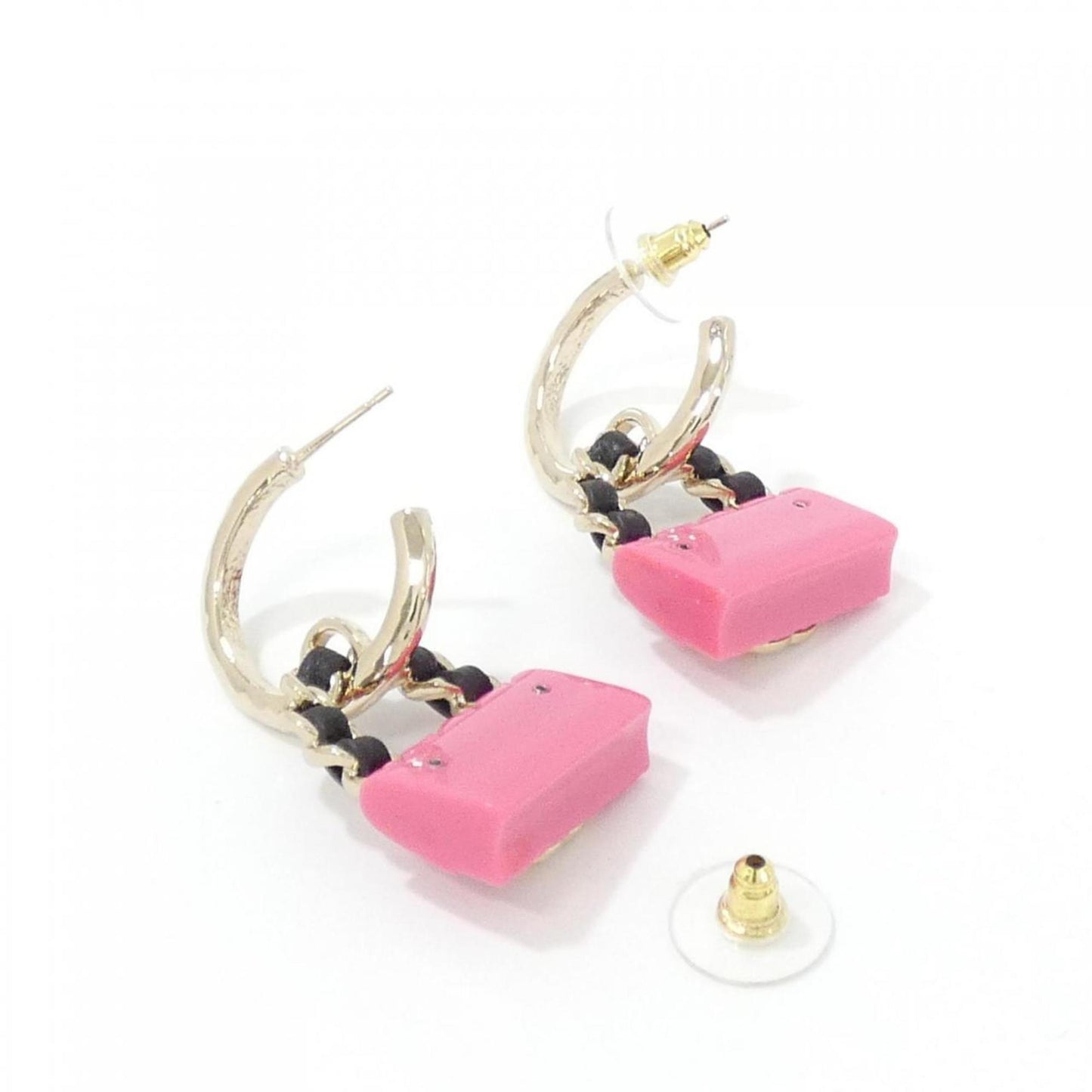 Chanel Mini Bag Charm Earrings