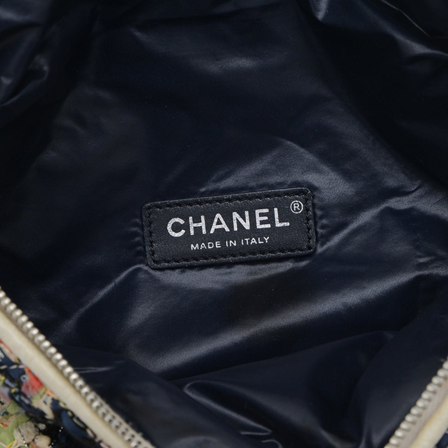 Chanel Tweed Crossbody Bag with Chain