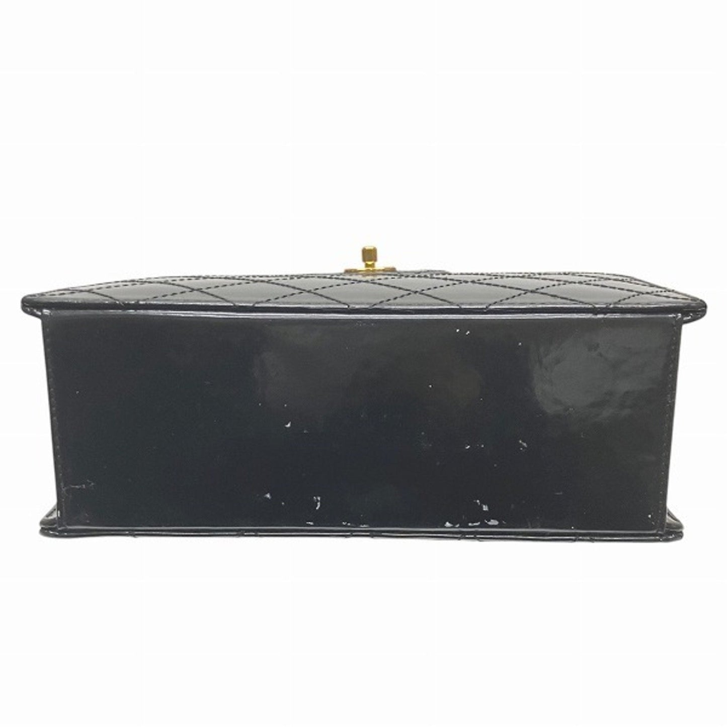 Chanel Patent Leather Quilted Handbag
