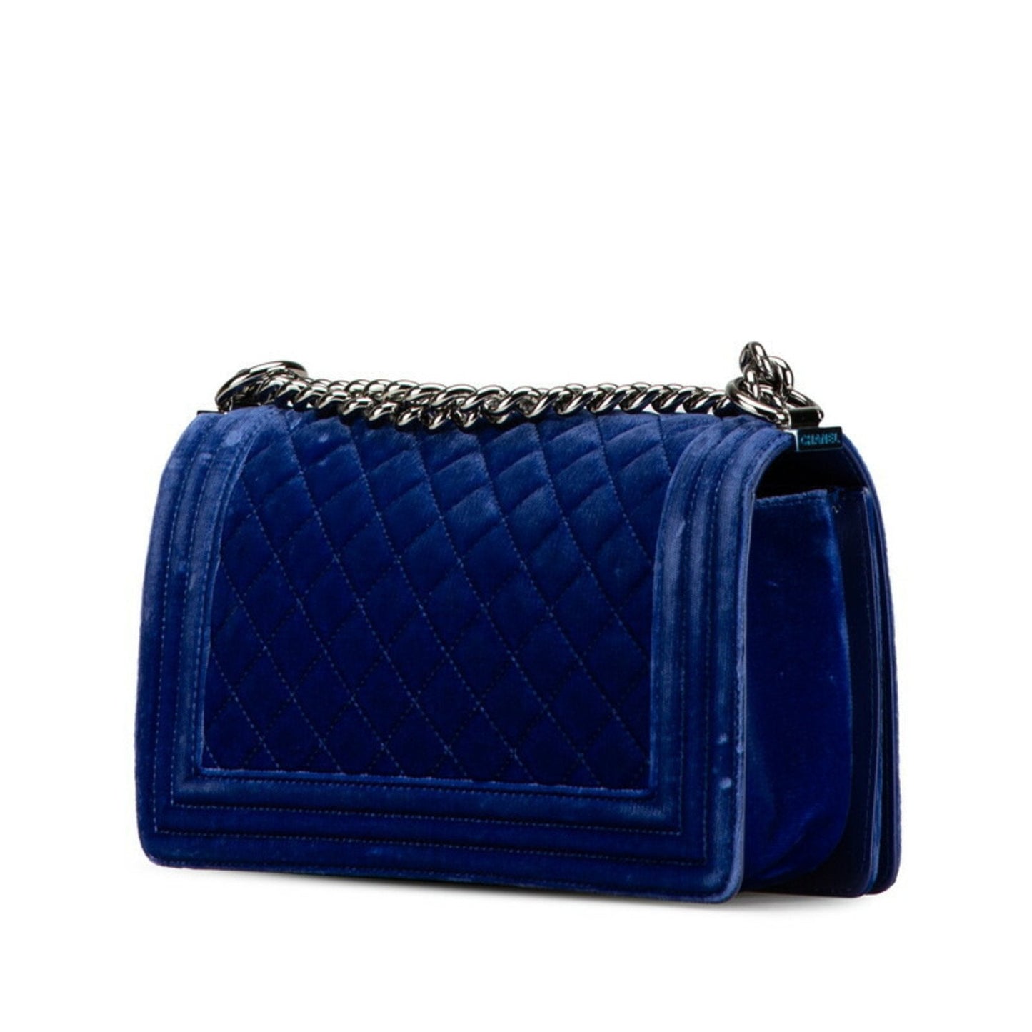 Chanel Boy Chanel Velour Quilted Bag