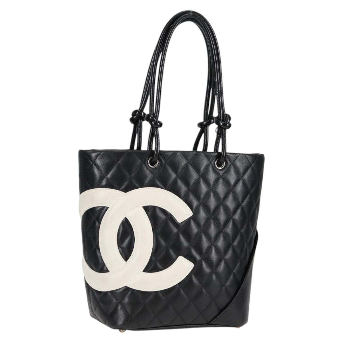 Chanel quilted tote bag
