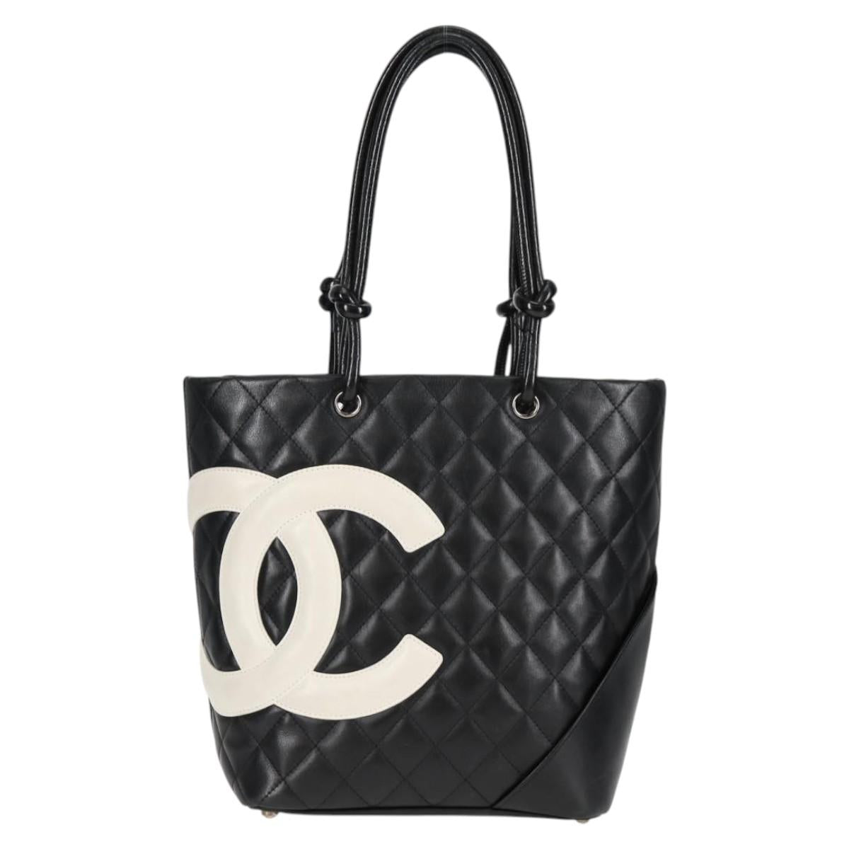 Chanel quilted tote bag