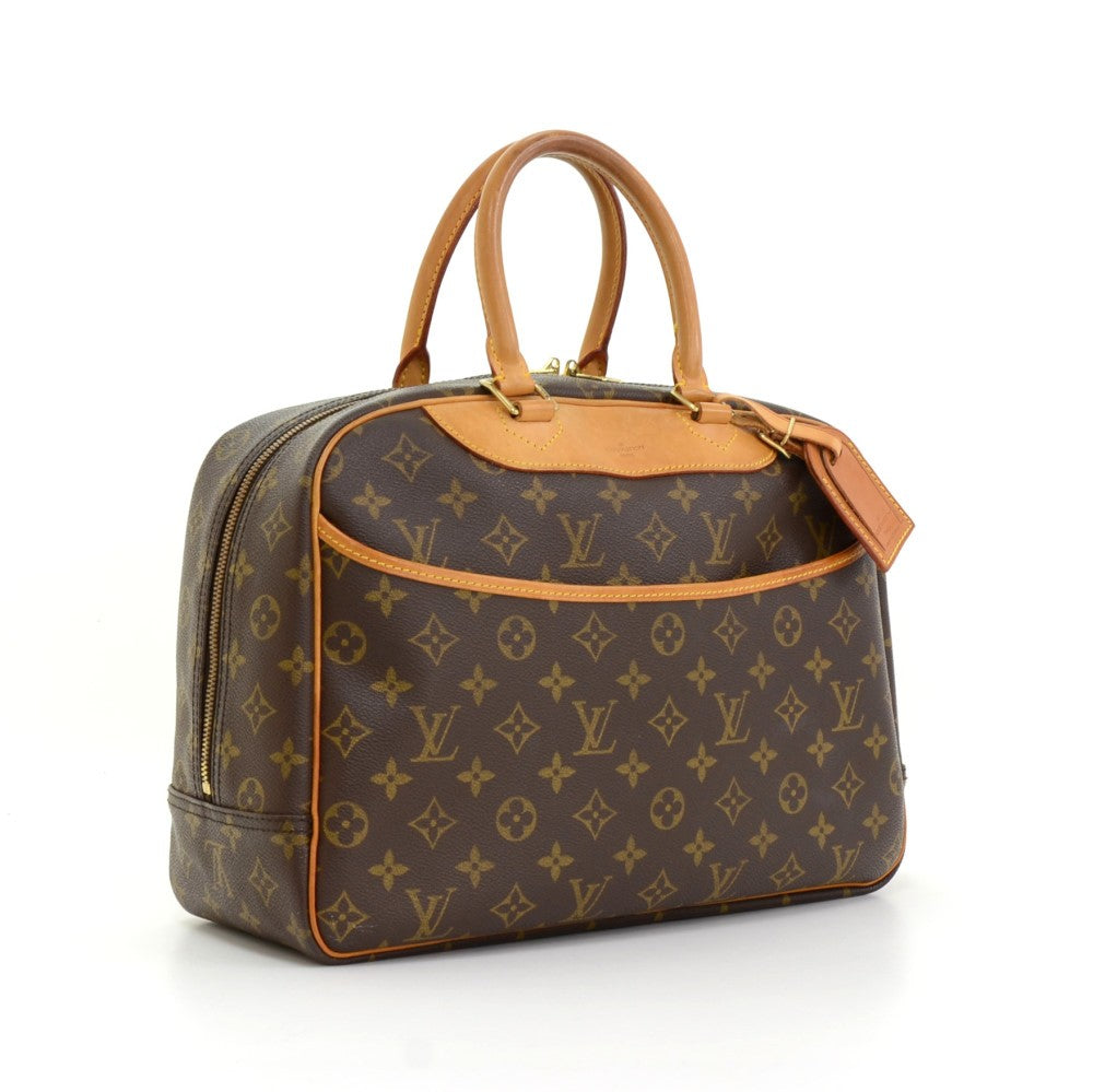 Louis Vuitto Deauville Monogram Canvas Handbag
