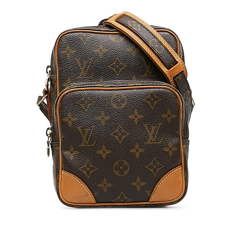 Louis Vuitton Monogram Amazon  Shoulder Bag M45236 Brown PVC Leather  Louis Vuitton