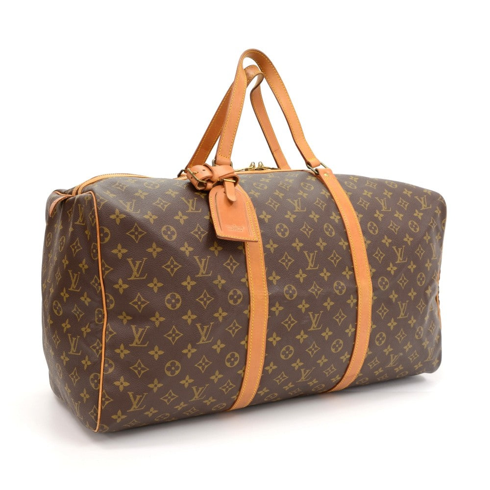 Louis Vuitto Sac Souple 55 Monogram Canvas Travel Bag