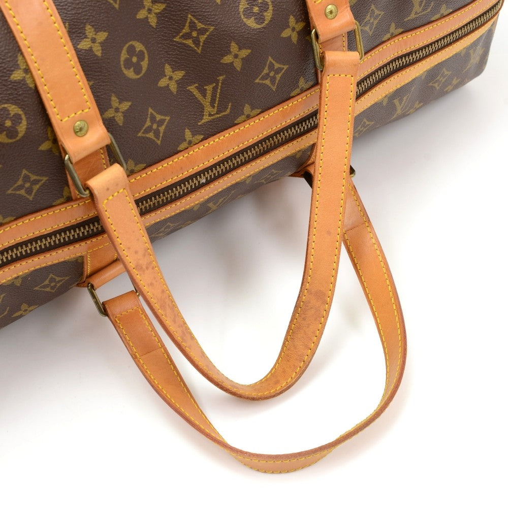 Louis Vuitto Sac Souple 55 Monogram Canvas Travel Bag